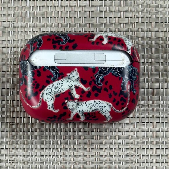 Airpod Pro Case Protective Case Shockproof, Scratch Resistant Samba Red Leopard - Picture 3 of 6